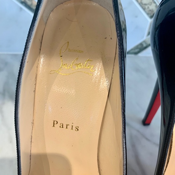 Christian Louboutin Bianca 140 Patent Calf 39.5 - Picture 3 of 8
